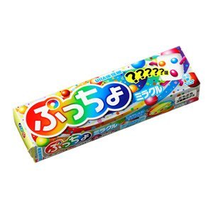 Soft Yogurt Chewy Taffy Candy With Colorful Gummies – Puccho Miracle – By Uha From Japan 10 Pcs logo