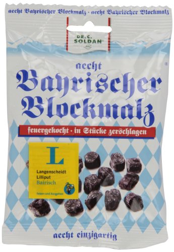 Soldan Bayrischer Blockmalz Drops (bavarian Malt Candy), 3.5 ounce Bags (Pack of 6) logo