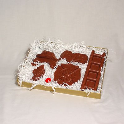 Solid Chocolate Firefighter Set (5 Pieces) logo