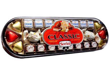 Sorini Classic Italian Milk Chocolate Assortment Gift Box 9.34 Oz (265 G) logo