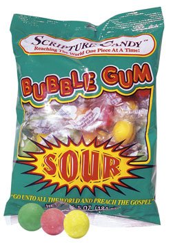 Sour Bubble Gum – 6.5 Oz Bag – Case Of 12 logo