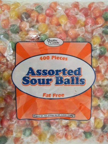 Sour Fruit Balls Candy 5lb Bag logo