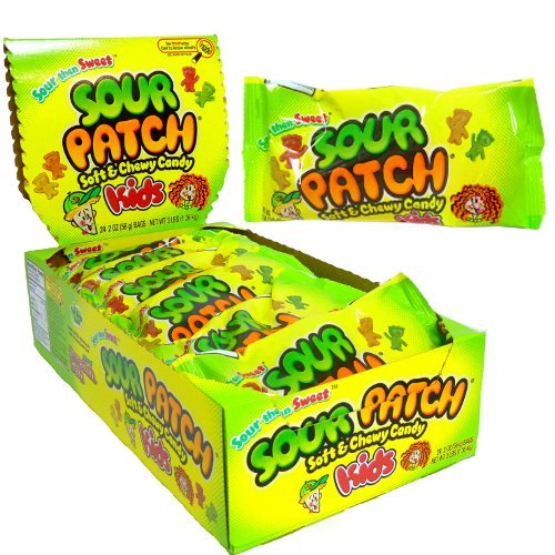 Sour Patch Bags Candy Soft & Chewy Sour Then Sweet Kids – 24 Pack logo