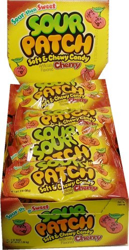 Sour Patch Cherry Sour Candy 24ct logo