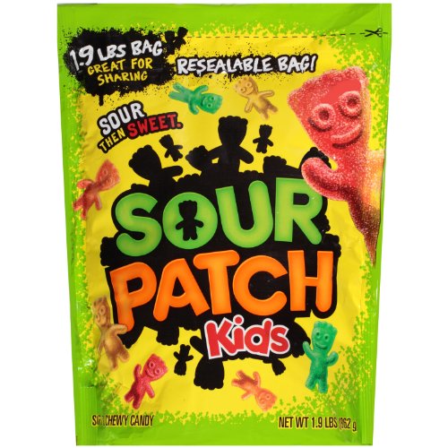 Sour Patch Kids, 1.9-pound Bags (Pack of 2) logo