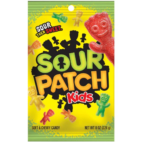 Sour Patch Soft and Chewy Candy, 8 ounce Boxes (Pack of 12) logo