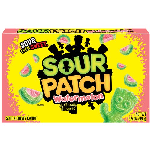 Sour Patch Watermelon, 3.5 ounce Boxes (Pack of 12) logo