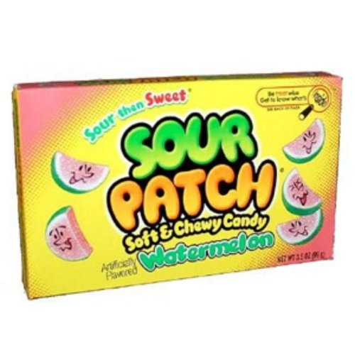 Sour Patch Watermelon Slices 3.5 Ounce Theater Size Pack 12 Boxes logo