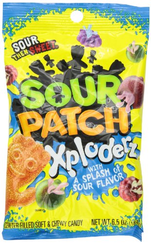 Sour Patch Xploderz Peg Bag, 6.5 ounce (Pack of 12) logo