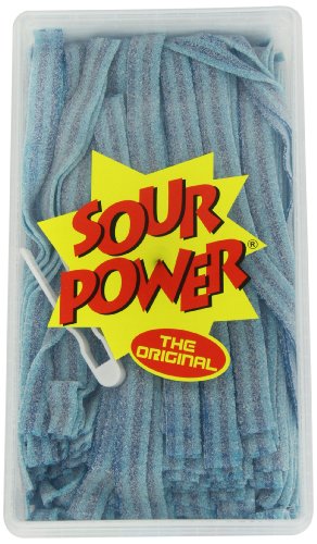 Sour Power Berry Blue Candy Belts, 150 Pieces, 42.3 Ounce logo