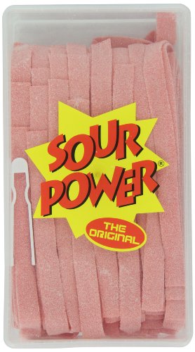 Sour Power Candy Belts, Pink Lemonade, 42.3 Ounce logo