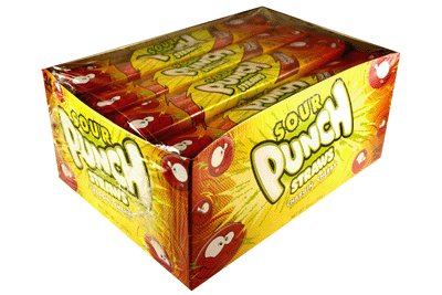 Sour Punch Cherry, 24 Packs logo