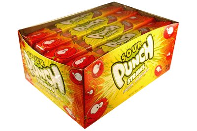 Sour Punch Strawberry 24 Packs logo