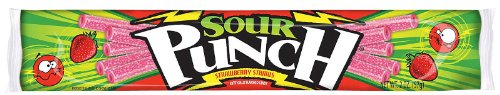 Sour Punch Strawberry Straws 24 Packs 48oz logo