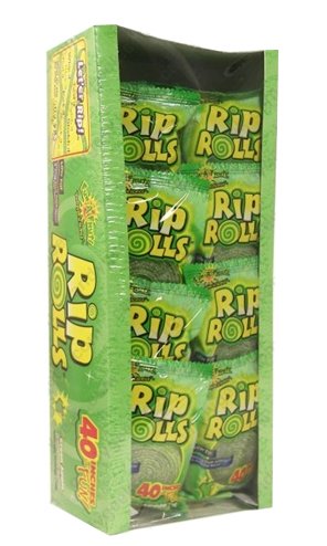 Sour Rips Roll Green Apple Flavor (24 Count) logo