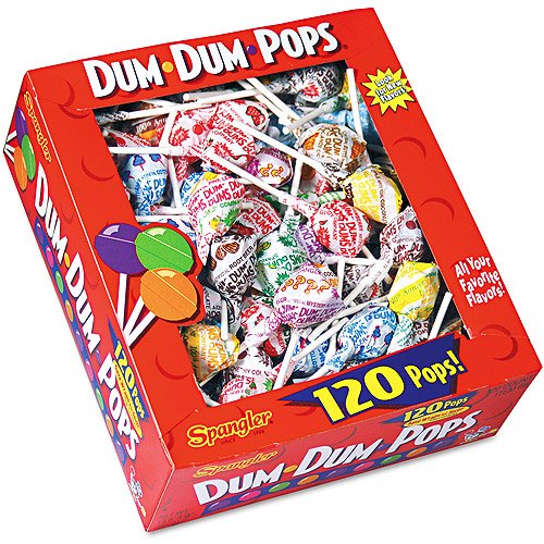 Spangler Assorted Flavors Dum-dum-pops, 120ct logo