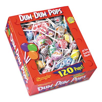 Spangler Pops – Assorted Flavors, Individually Wrapped, 120-count Box(sold In Packs Of 3) logo