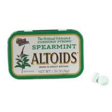 Spearmint Altoids Candy, 1.76 Ounce — 12 Per Case. logo