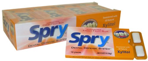 Spry Fresh Fruit Gum (blister) logo