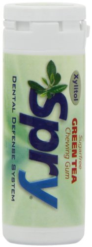 Spry Gum Green Tea Tube Xlear 30 Gum logo