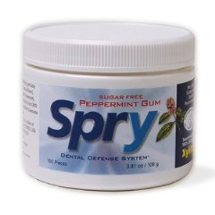 Spry Peppermint Gum (100) logo