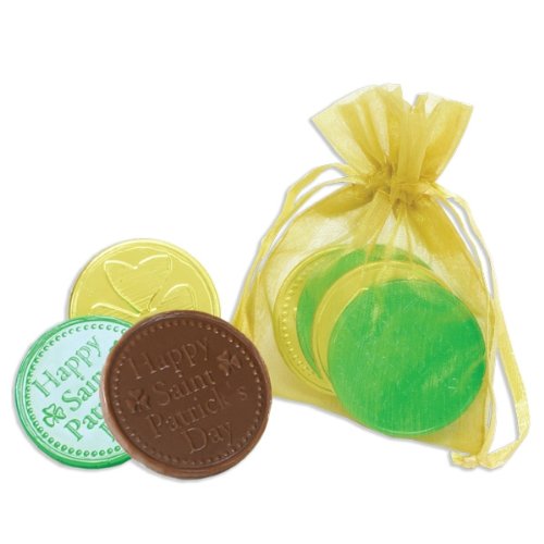 St. Patrick’s Day Lucky Chocolate Coins In Pouch logo