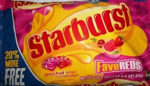 Starburst Fave-reds Fruit Chews 16.8 Oz Bag (Pack of 2) logo