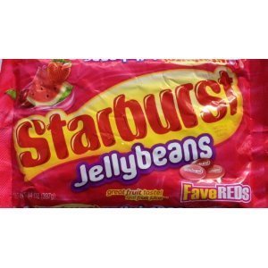 Starburst Fave Reds Jelly Beans, 14 ounce Bag (1 Bag) logo