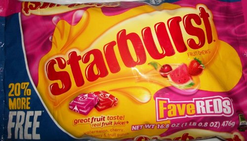 Starburst Favereds Fruit Chews 16.8 Oz Bag logo