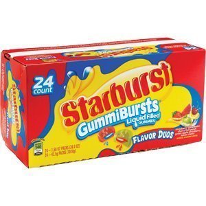 Starburst Gummibursts Duos,size 24×1.5 Oz logo