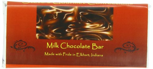 Steve’s Gourmet Confections Gourmet Milk Chocolate Bar, 2.3 Ounce (Pack of 16) logo