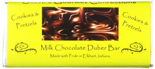Steve’s Gourmet Confections Gourmet Milk Chocolate Bar, Duber, 2.3 Ounce (Pack of 16) logo