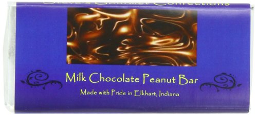 Steve’s Gourmet Confections Gourmet Milk Chocolate Bar, Peanut, 2.3 Ounce (Pack of 16) logo