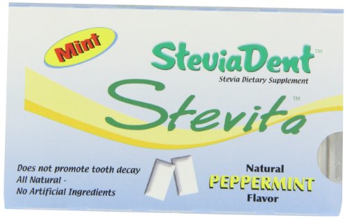 Steviadent Peppermint Gum ~ 12 Packs ~ Buy The Case! logo