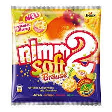 Storck Nimm 2 Zujki Soft With Ahoj Brause Multivitamin Candy With Juice 345g -imported-shipping From Usa logo