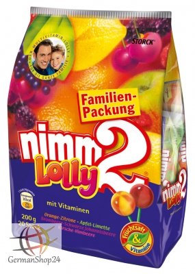 Storck Nimm2 Lollipops Family Pack, 20 Pcs, 7.05 Oz logo