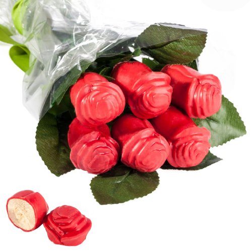 Strawberry Balsamic Belgian Chocolate Truffle Roses (chocolate Flowers) logo