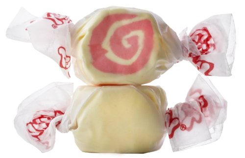 Strawberry Cheesecake Salt Water Taffy logo