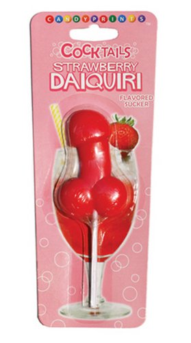 Strawberry Daquiri Cocktail Sucker logo