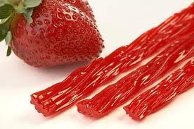 Strawberry Licorice Twists 1 Lb logo