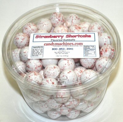 Strawberry Shortcake – Tub Of Gumballs – 4001-t logo