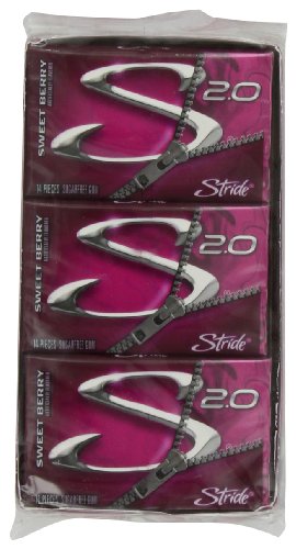 Stride Gum, Sweet Berry, 14-piece Packs (Pack of 12) logo