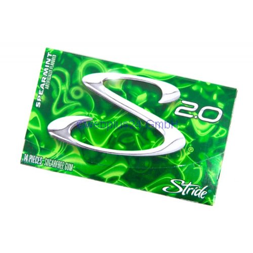 Stride – Spearmint Sugar Free Gum (14 Stck) logo