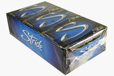 Stride Winterblue Chewing Gum 12 Packs logo