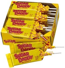 Sugar Daddy – 24 Pops/ Box logo