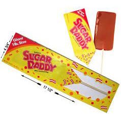 Sugar Daddy Giant Milk Caramel Pop – Giant 1lb. Size logo