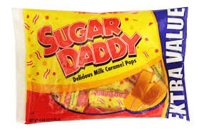 Sugar Daddy Pops (4.45 Oz Bag) logo