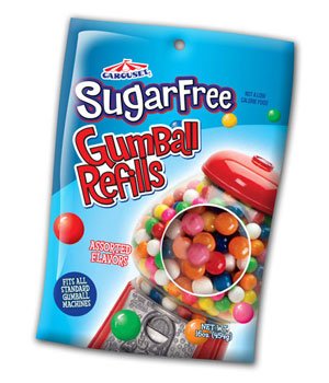 Sugar Free 1/2 Inch Gumballs 1lb Tub logo