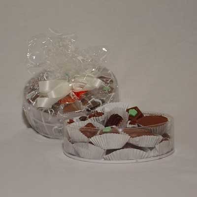 Sugar-free Chocolate Assortment Gift Round (15 Oz.) logo