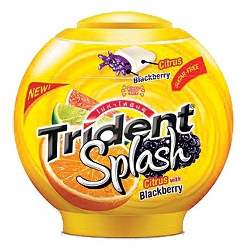 Sugar Free Gum – Fresh Breath Now – Mix Fruit (lime Orange Berry) Liquid Inside Gum 57g – 1 Pcs logo